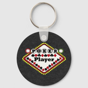 Pokerspeler Sleutelhanger