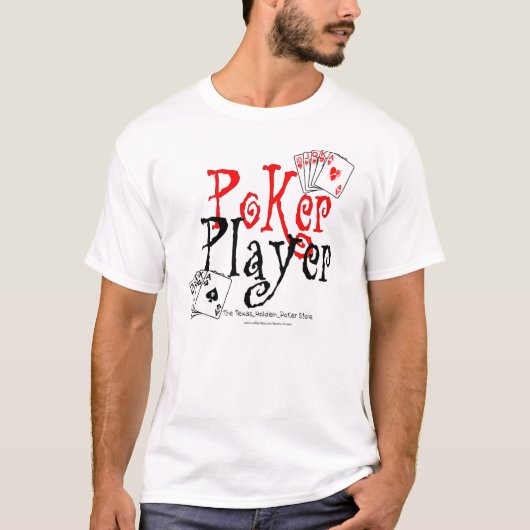 pokerspeler t-shirt (Voorkant)