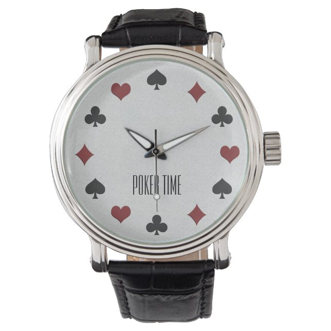 Pokertijd Horloge (Voorkant)