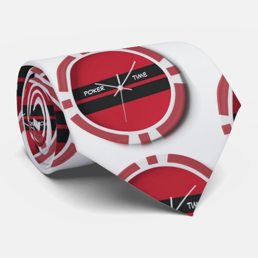 Pokertijd stropdas (Opgerold)