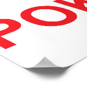 Pokerzijde (tekst) poster (Hoek)