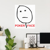 Pokerzijde (tekst) poster (Thuiskantoor)