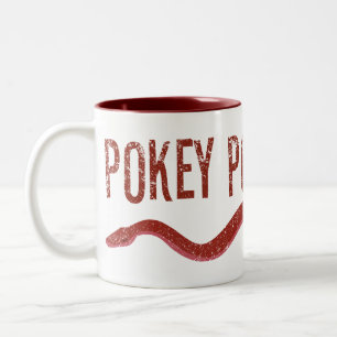 "Pokey Pokey Poke" Tweekleurige Koffiemok