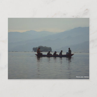 Pokhara Phewa Lake Boating Briefkaart