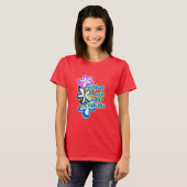 Pokii Flower Gals T - shirts (Voorkant volledig)