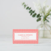  poladots bakkerij en zweet visitekaartje (Staand voorkant)