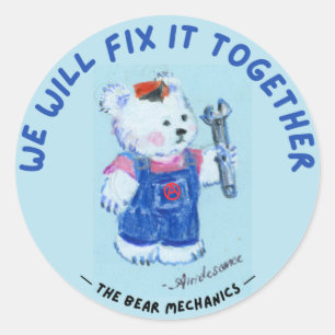 Polair Beer anarchomechanische Sticker