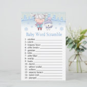 polair beer Baby word scramble game (Staand voorkant)