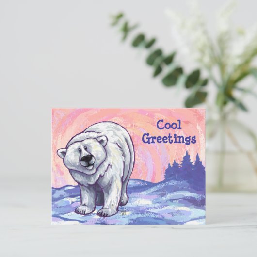 Polair Beer Briefkaart (Staand voorkant)