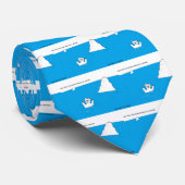 Polair beer chemie grap stropdas (Opgerold)