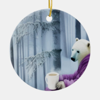 Polair Beer Drink koffie Keramisch Ornament