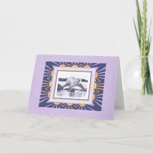 Polair Beer en Arctic Sun Blank Greet Kaart