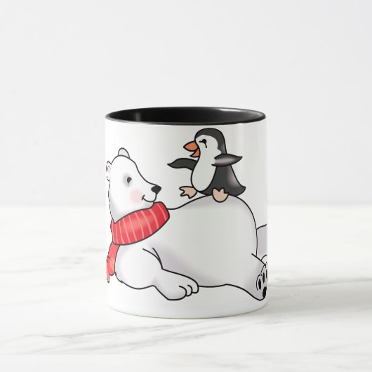 Polair Beer en Penguin Mok (Midden)