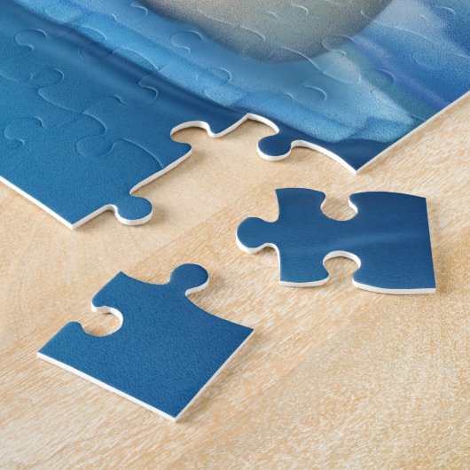 Polair Beer en pinguïn Puzzle Legpuzzel (Zijkant)