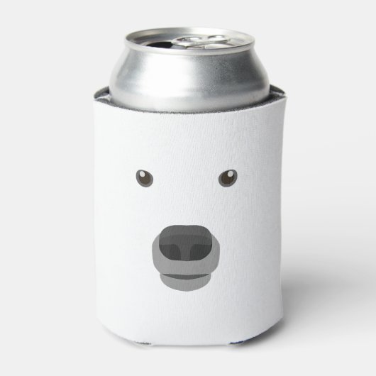 Polair Beer Face Costume Carnaval Fancy kinderen . Blikjeskoeler (Blikje Voorkant)