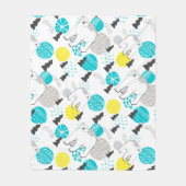 Polair beer fleece deken (Voorkant)