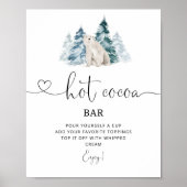 Polair beer Hete cacaobar Poster (Voorkant)