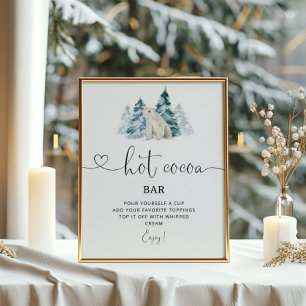 Polair beer Hete cacaobar Poster