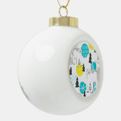 Polair beer keramische bal ornament (Links)