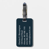 Polair Beer op ijs Bagagelabel (Achterkant verticaal)