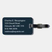 Polair Beer op ijs Bagagelabel (Achterkant horizontaal)