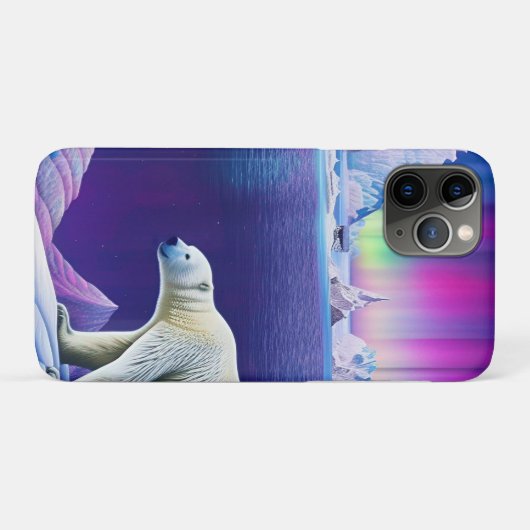 Polair Beer op ijs Case-Mate iPhone Case (Achterkant (horizontaal))