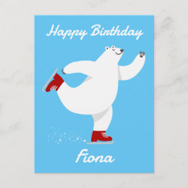 Polair Beer op ijs Feestdagenkaart