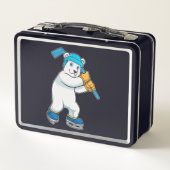 Polair beer op ijshockey met sticker (Achterkant)