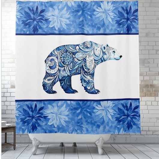 Polair Beer, polaire vortex Douchegordijn