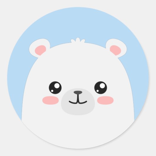 Polair beer ronde sticker (Voorkant)