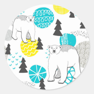 Polair beer ronde sticker