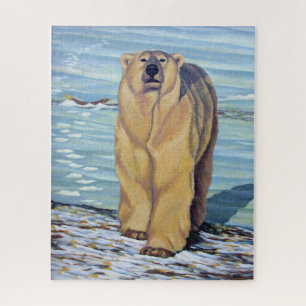 Polair Beer schilderen Puzle Polar Beer Kunstpuzze Legpuzzel