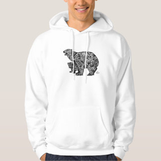 Polair Beer uitgedrukt Hoodie