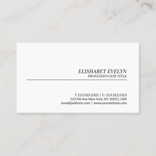 Polair Beer Visitekaartje (Achterkant)