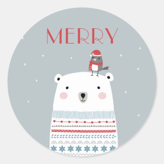 Polair Beer wenst stickers (Voorkant)