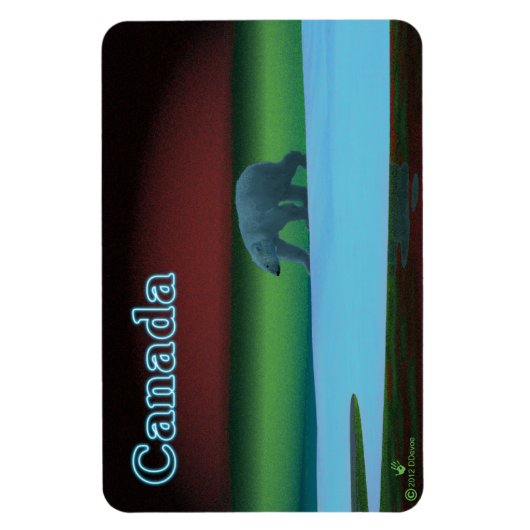 Polair licht Beer Magneet (Verticaal)