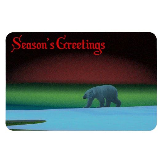 Polair licht Beer Magneet (Horizontaal)