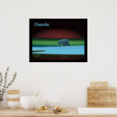 Polair licht Beer Poster (Keuken)