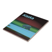 Polair licht Beer Tegeltje (Zijkant)