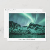 Polair licht briefkaart (Voorkant / Achterkant)