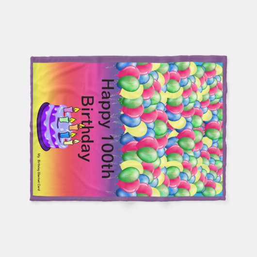 Polaire 100th anniversaire - couverture faite sur commande (Devant (Horizontal))