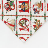 Polaire 12 Jours de couverture de Noël Imprimer (Coin)