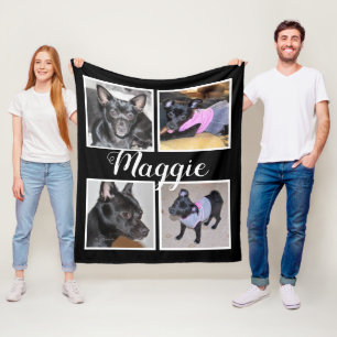 Polaire 4 couverture personnalisable de chien d'ouatine