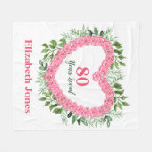 Polaire 80e anniversaire couverture 80 ans aimés (Devant (Horizontal))