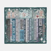 Polaire À ma couverture femme, couverture d'amour, coeur (Devant (Horizontal))