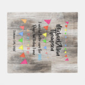 Polaire Adoption de couverture faite sur commande (Devant (Horizontal))