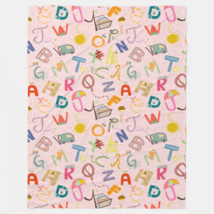 Polaire Alphabets flotteur couverture