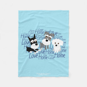 Polaire Amour, maison - couverture faite sur commande 1