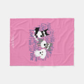 Polaire Amour, maison - couverture personnalisable (Devant (Horizontal))