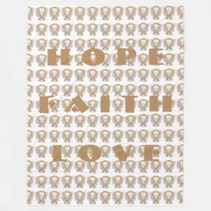 Polaire Ange du ruban anticancer de l'ambre couverture de 